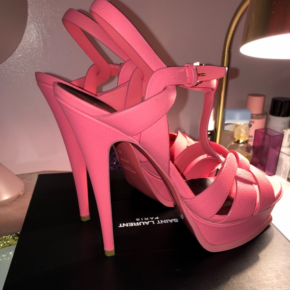 YSL Saint Laurent Tribute Leather Sandals